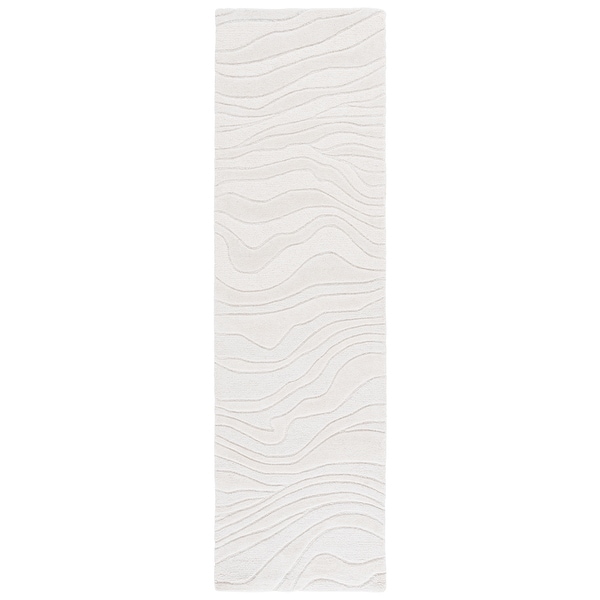 Safavieh Handgetufteter Läufer 60x35 Cm – Modernes Abstraktes Design, Gold, 100% Wolle