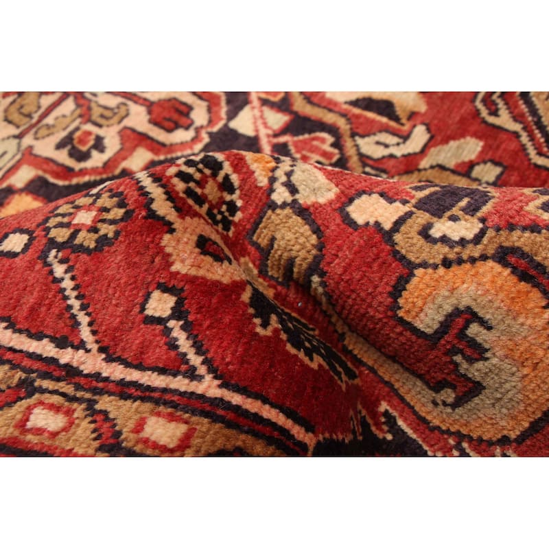 ECARPETGALLERY Hand-knotted Andelz Red Wool Rug - 3'11 x 6'9