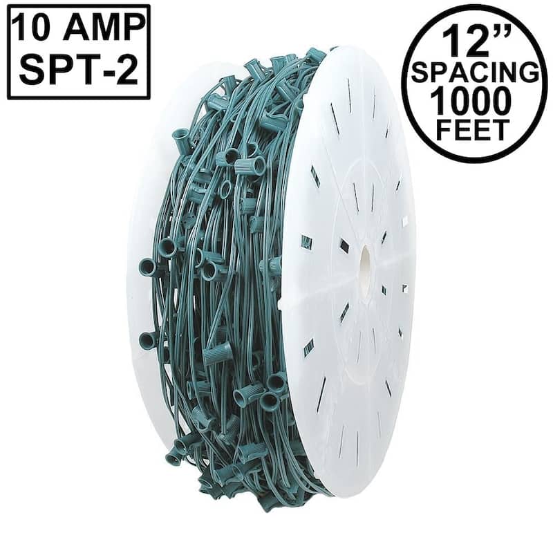 Novelty Lights 1,000 Foot 10 AMP C9 Christmas String Bulk Reel