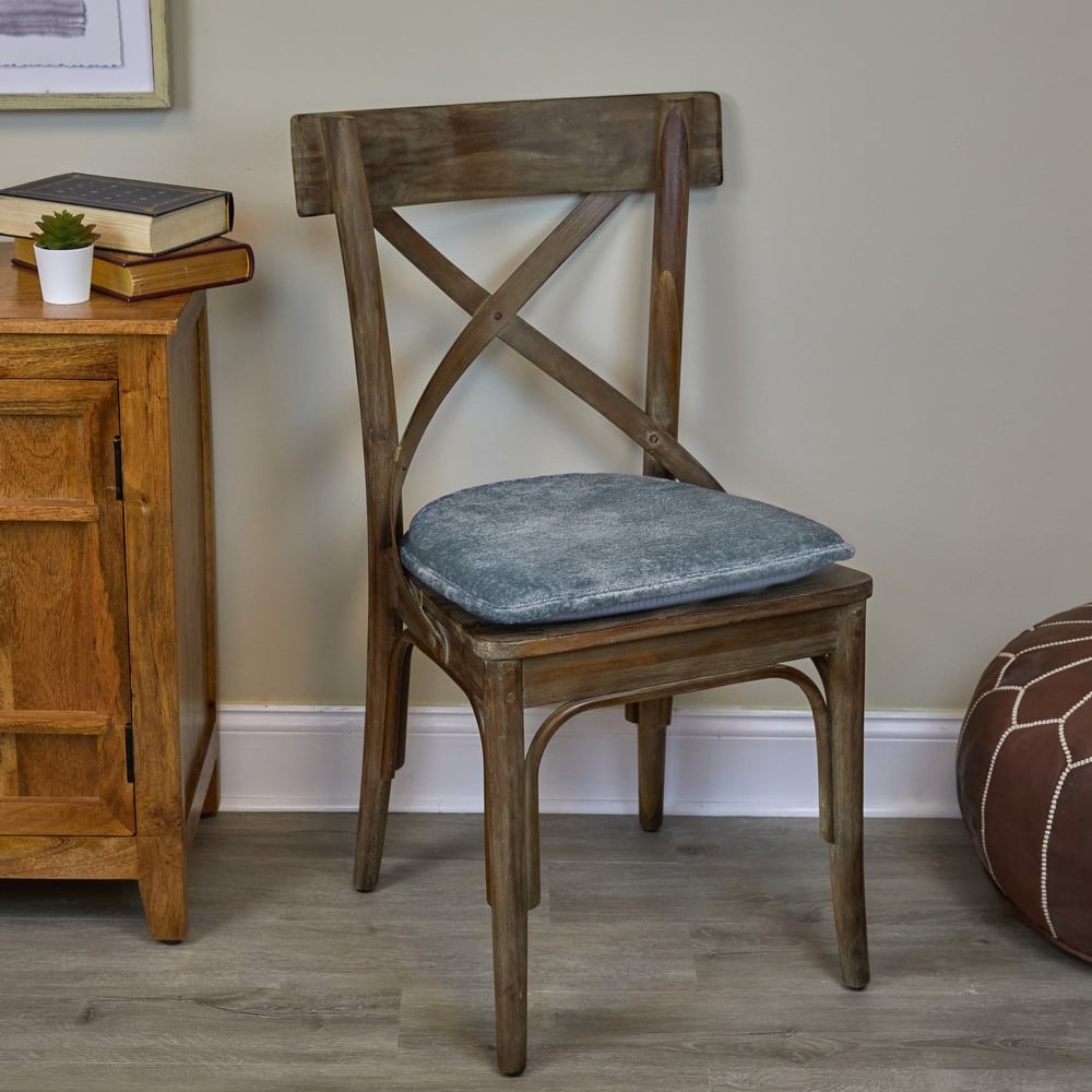 Klear Vu The Gripper Non-Slip Plush Dining Chair Pads