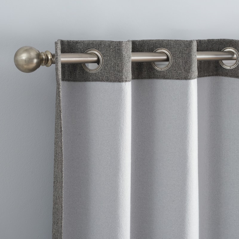 Eclipse Carter Room Darkening Window Curtains, 2 Panels