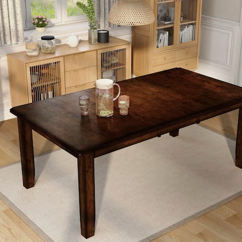 Furniture of America Paur Cottage Cherry 78-inch Expanding Dining Table