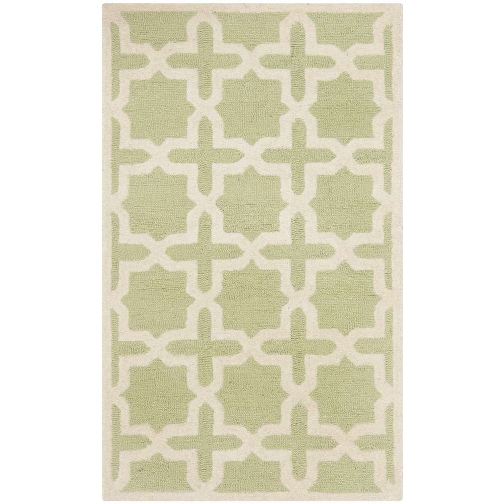 SAFAVIEH Handmade Cambridge Remedios Geometric Wool Rug