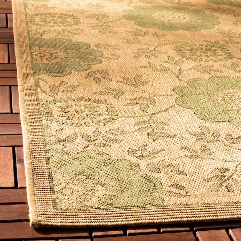 SAFAVIEH Courtyard Elissa Indoor/ Outdoor Waterproof Patio Backyard Rug