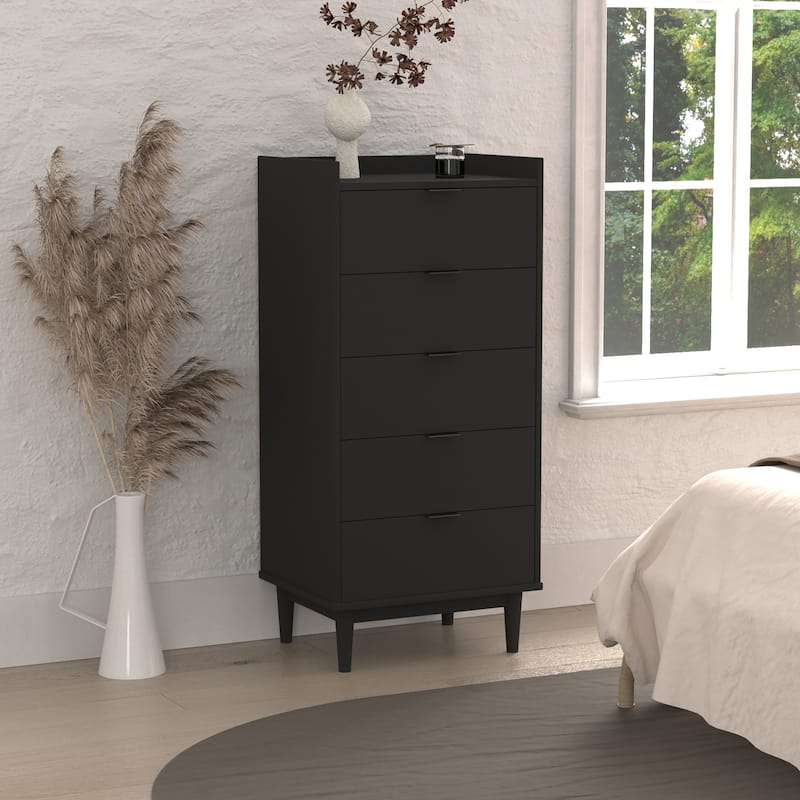 Middlebrook Minimalist 5-Drawer Solid Wood Dresser