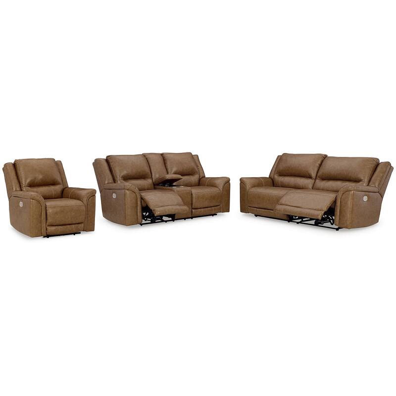 Signature Design by Ashley Trasimeno Brown 3-Piece Upholstery Package - 92"W x 40"D x 42"H