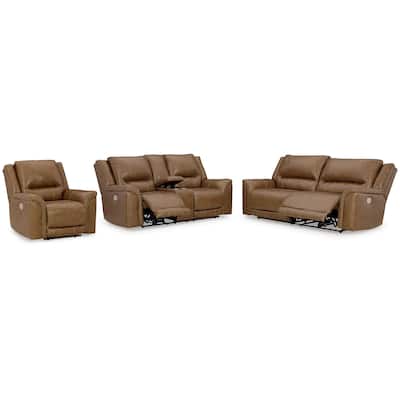Signature Design by Ashley Trasimeno Brown 3-Piece Upholstery Package - 92"W x 40"D x 42"H