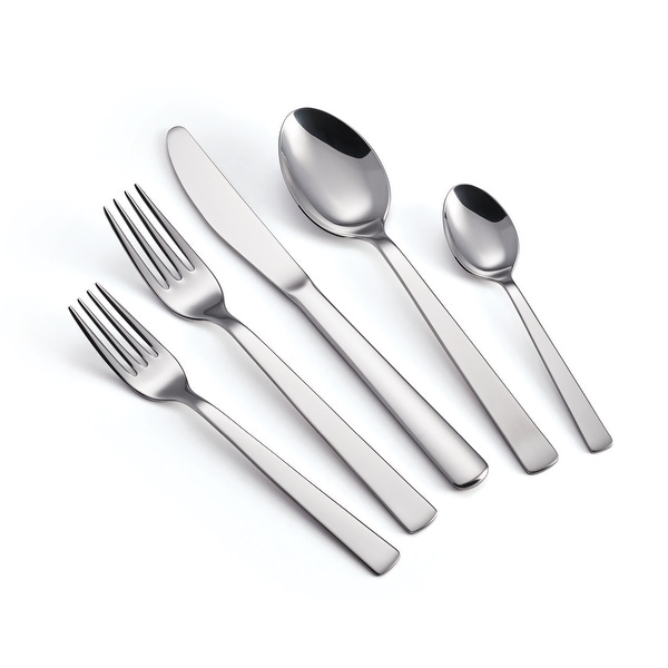 Tramontina Oslo 20 Pc 18/10 Stainless Steel Flatware Set. Opens flyout.