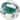 Blue Crab 18 in. Hand Painted Embossed Glass Bird Bath