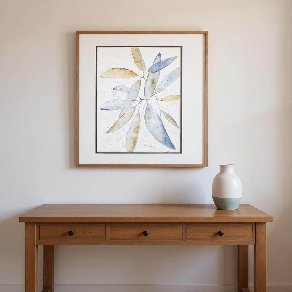 HomeRoots Set Of Two Lotta Latte Silver Framed Wall Art