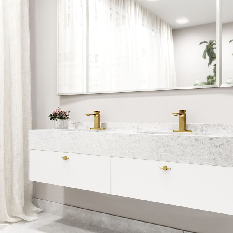 VIGO Dunn 6" H Single Handle Single Hole Bathroom Faucet