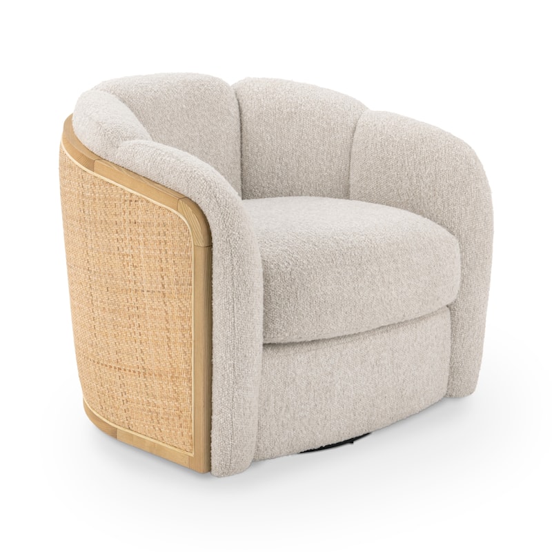 Classic Home Daisy Upholstered Fabric Accent Swivel Chair699.50