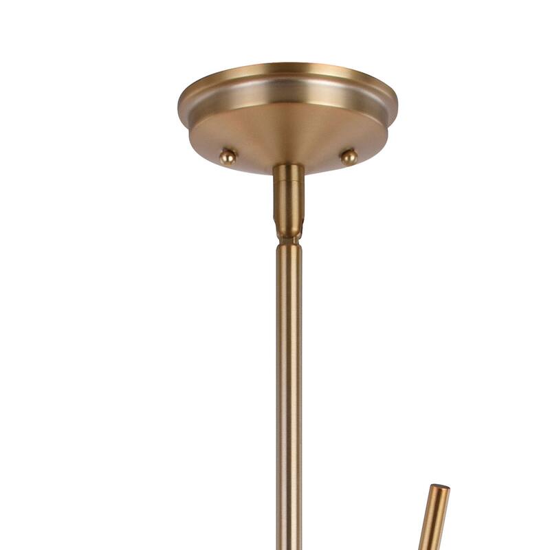 Sputnik Chandelier 16 Light Brass Pendant Light Mid Century Modern Ceiling Light 36 Inch