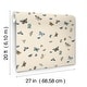 preview thumbnail 6 of 5, Butterfly House Linen Peel and Stick Wallpaper