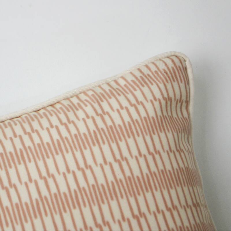 Jiti Outdoor Contrast Color front and back Sticks Patterned Small Throw Pillow 16 x 16