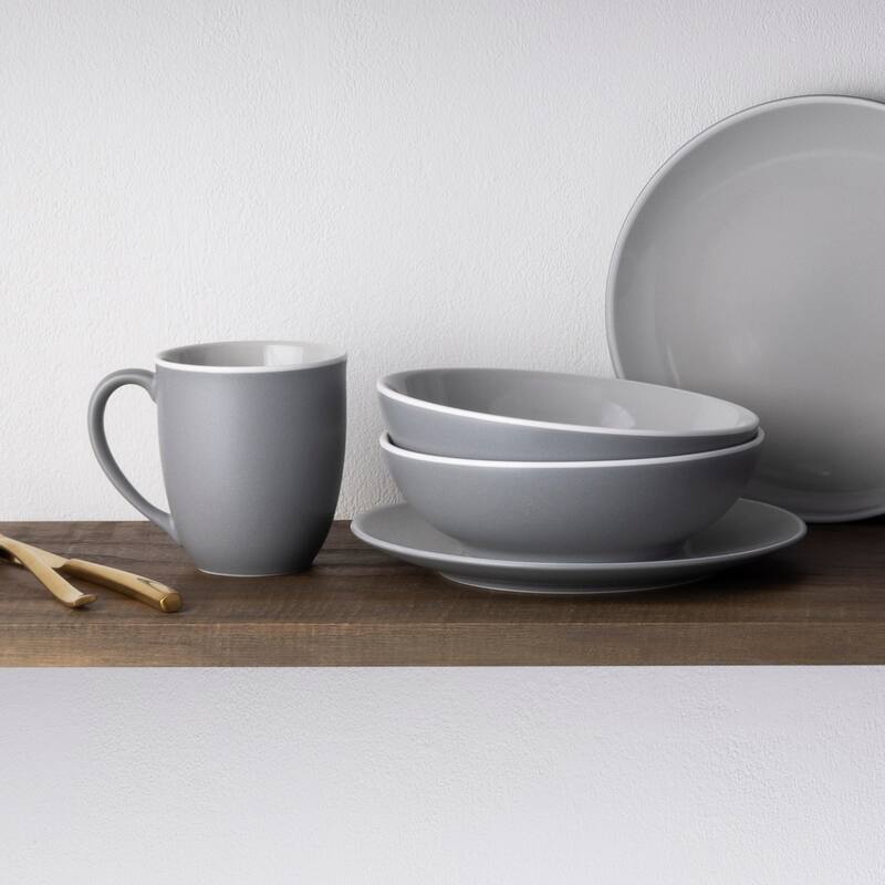 Noritake ColorTrio 4-Piece Coupe Place Setting, Service for 1