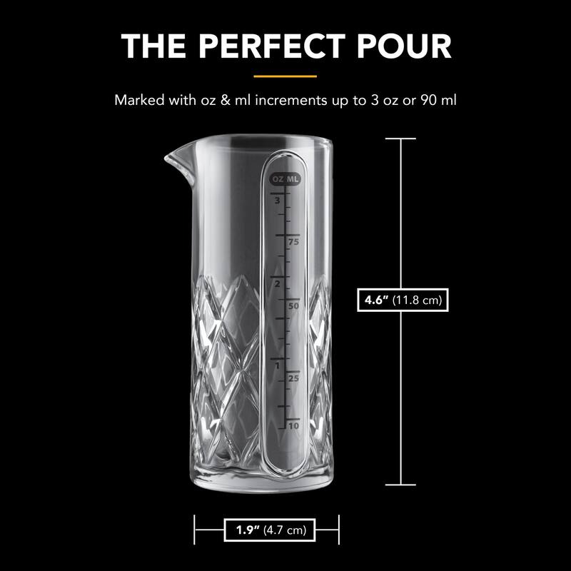 Final Touch Hand-Etched On The Rock Glass 5 Piece Set - Glasses 8 oz.