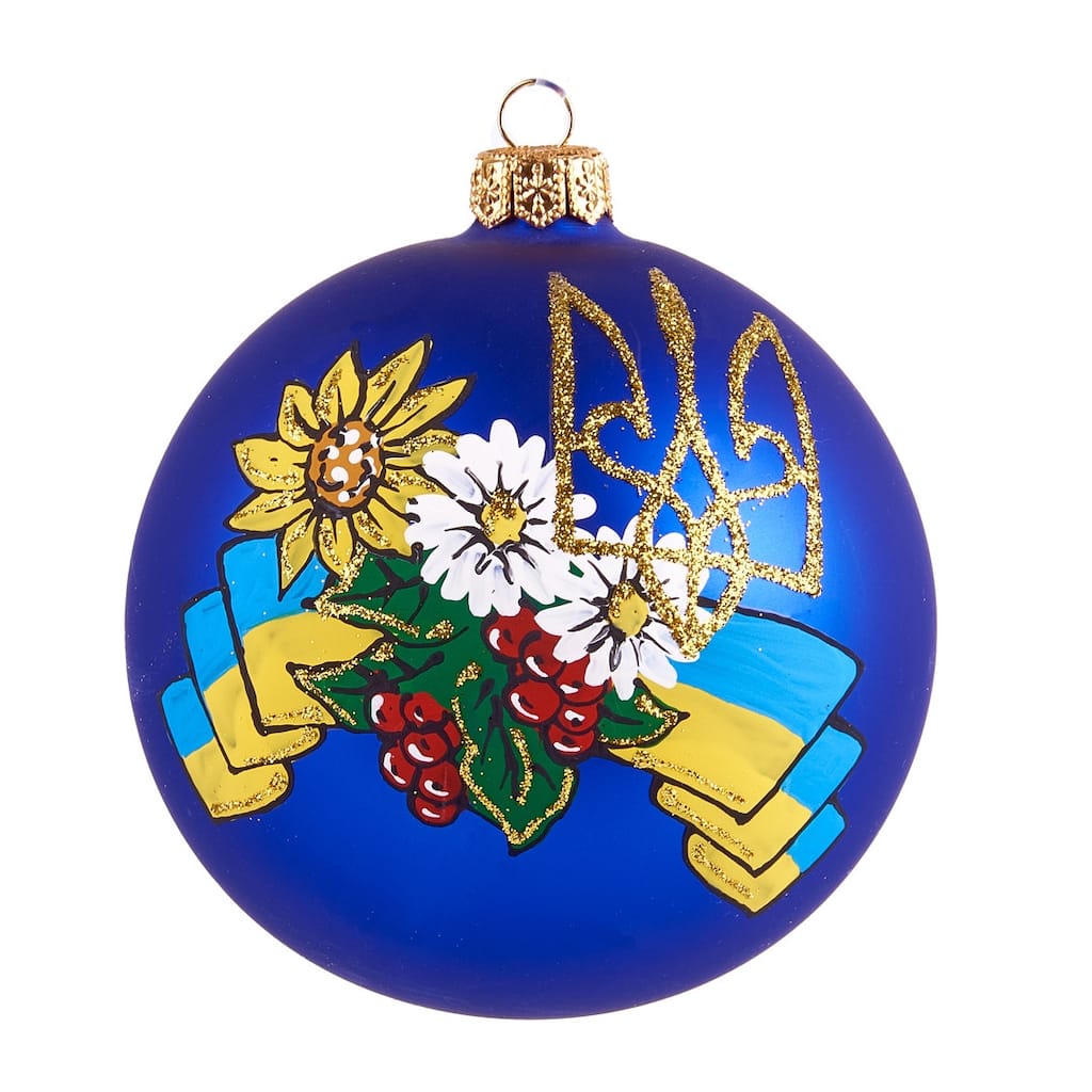 STP Goods Ukraine Flag Christmas Ornament