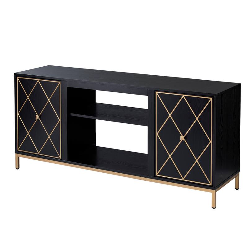 SEI Furniture Marradi Media TV Stand w/ Storage for TV's up to 56"