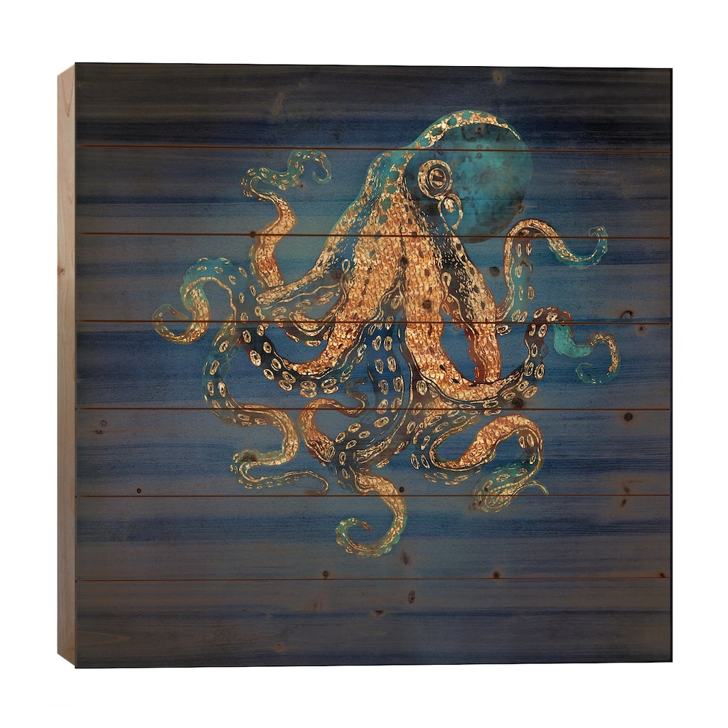 Underwater Dream IV Print On Wood by SpaceFrog Designs - Multi-Color