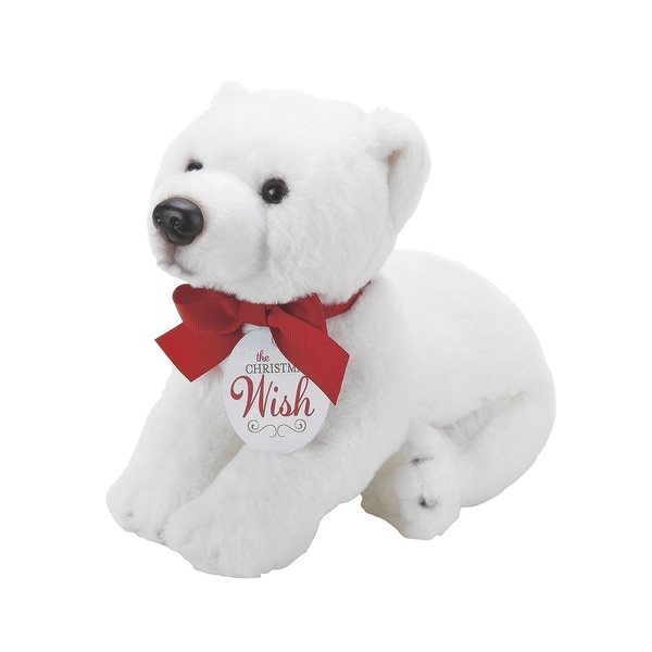 christmas polar bear stuffed animal