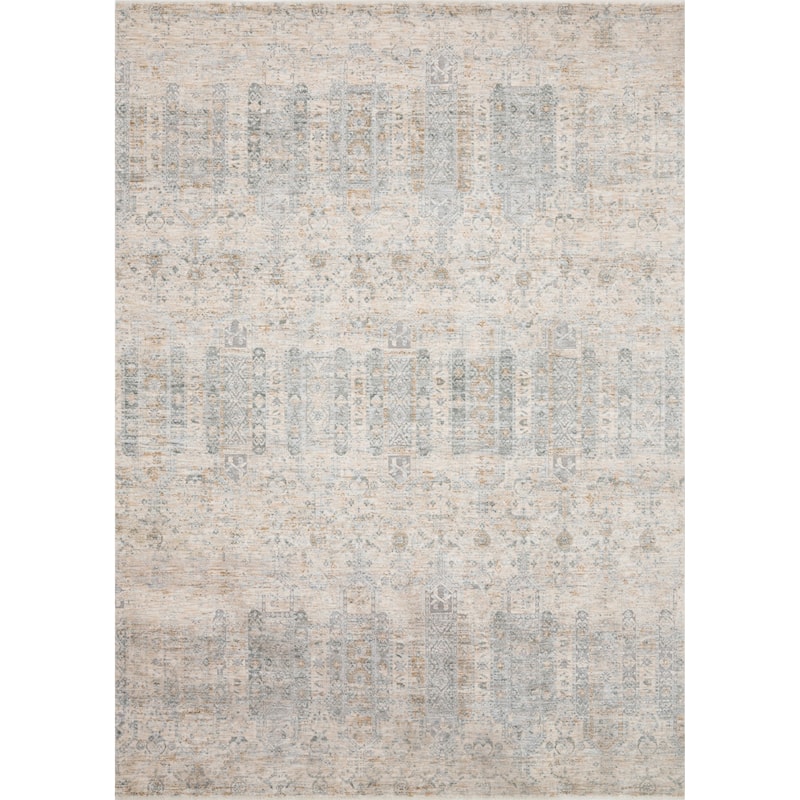 Alexander Home Malina Distressed Tribal Area Rug - 2' x 3'4" - Ivory/Mist - Runner/Rectangle