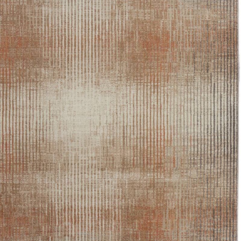 HomeRoots Abstract Industrial Rectangle Area Rug