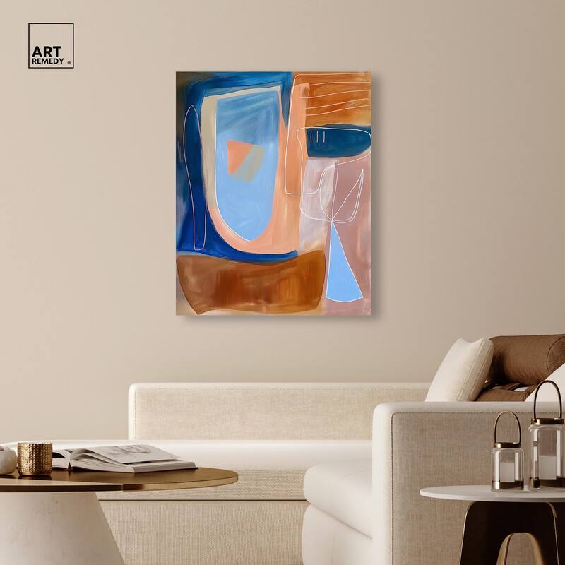 An Abstract Oil II Canvas by Art Remedy, Gallery Wrapped