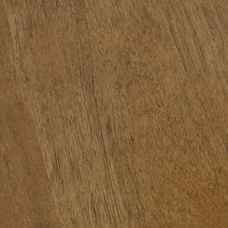 Stylish Triangle Wood Coffee Table with Natural Elm Finish and Assembly Tools Included