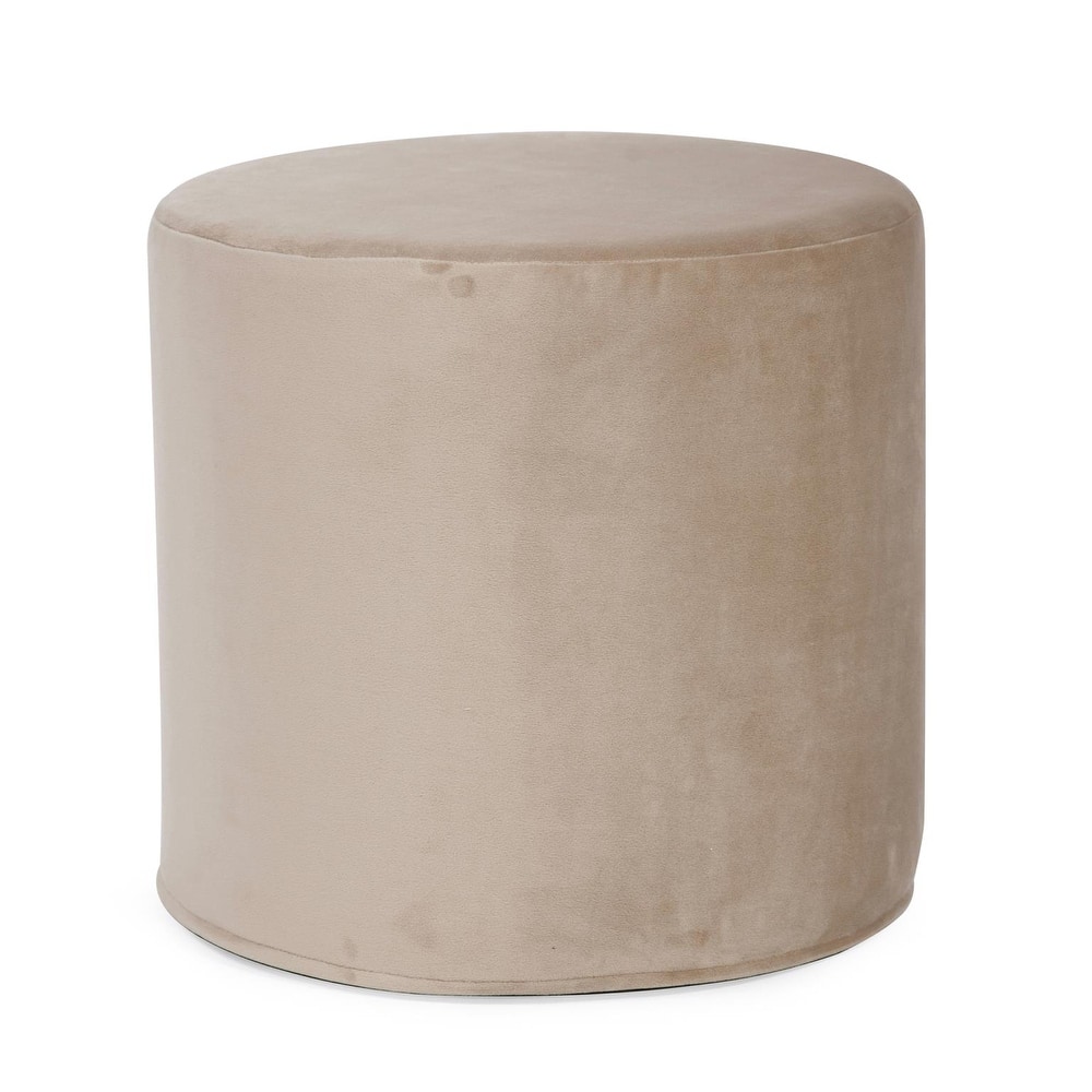 Allan Andrews No Tip Cylinder Ottoman with Cover, Bella Collection