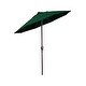 preview thumbnail 15 of 62, North Bend 7.5 Crank Lift Auto Tilt Patio Umbrella by Havenside Home