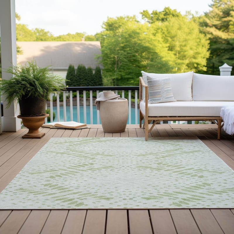 Machine Washable Indoor/ Outdoor Chantille Global Boho Rug