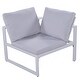 preview thumbnail 12 of 27, Industrial Style Outdoor Sofa Combination Set