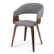 preview thumbnail 22 of 36, WYNDENHALL Calinda Mid Century Modern Bentwood Dining Chair - 20.5"w x 21.7"d x 30.9"h