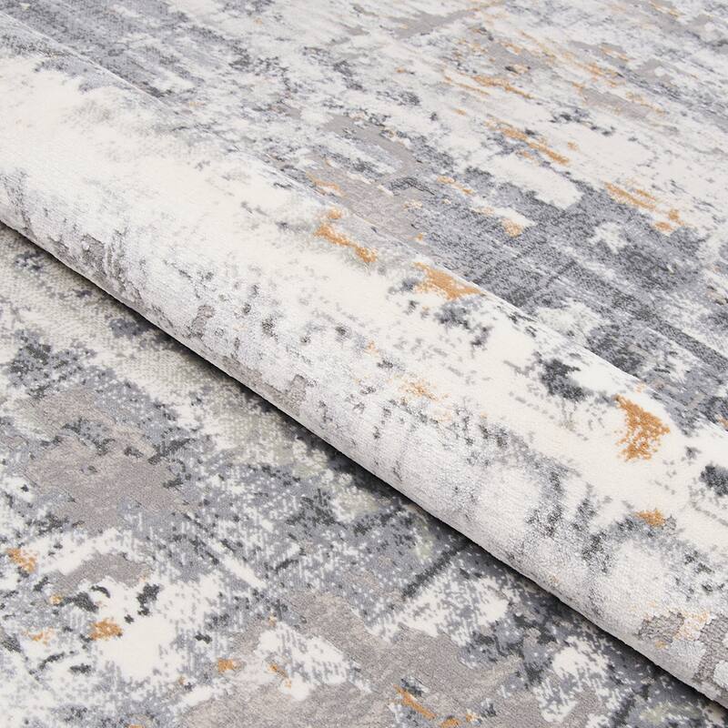 Brocco Glide Gray/ Ivory Area Rug