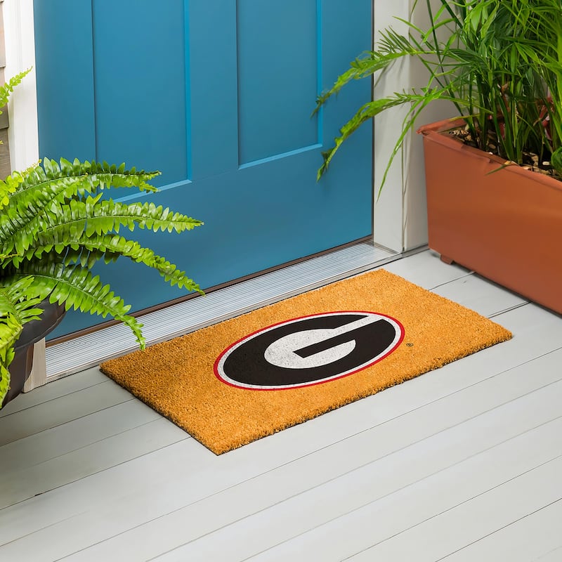 University of Georgia Full Color Indoor/Outdoor Coir Mat - 28" x 16"