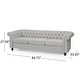 preview thumbnail 12 of 19, Christopher Knight Home - Parksley Tufted Chesterfield 3-seat Sofa
