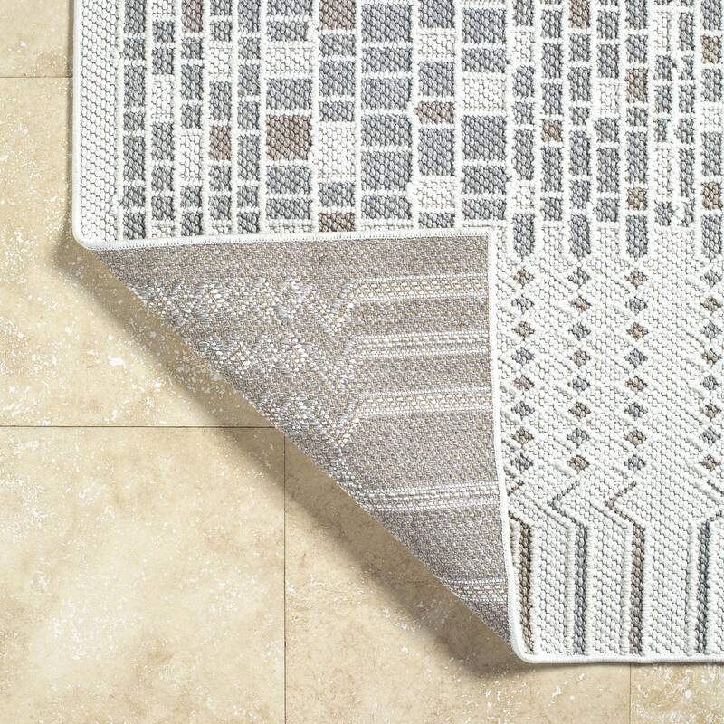 Livabliss Bouclair Moroccan Geometric Area Rug