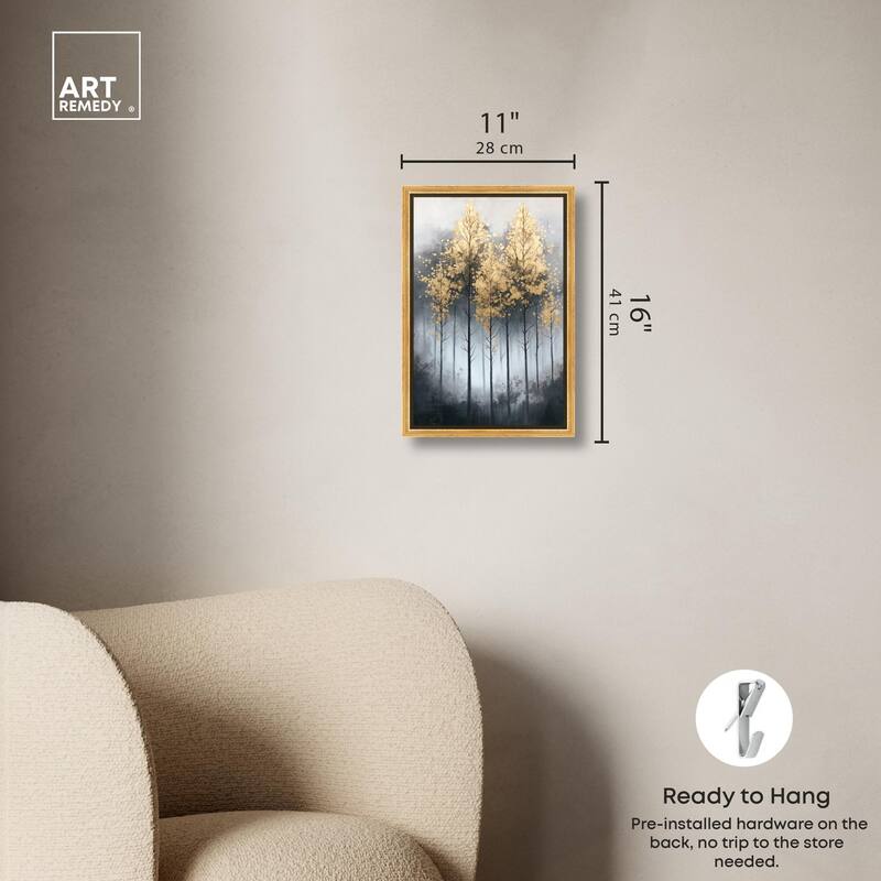 Gilded Grove Canvas by Art Remedy