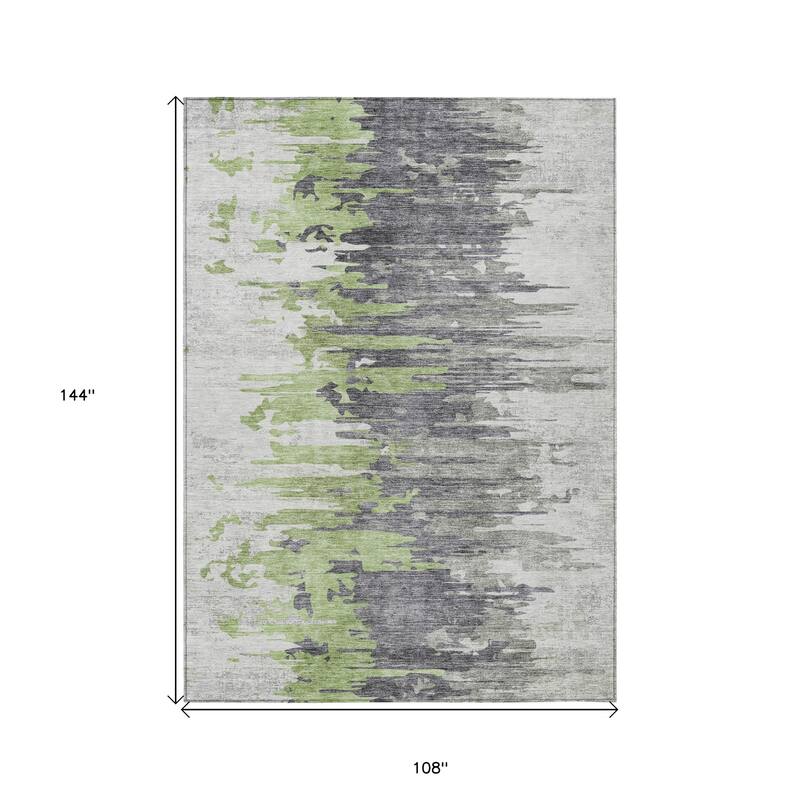 HomeRoots Abstract Transitional Rectangle Outdoor Rug