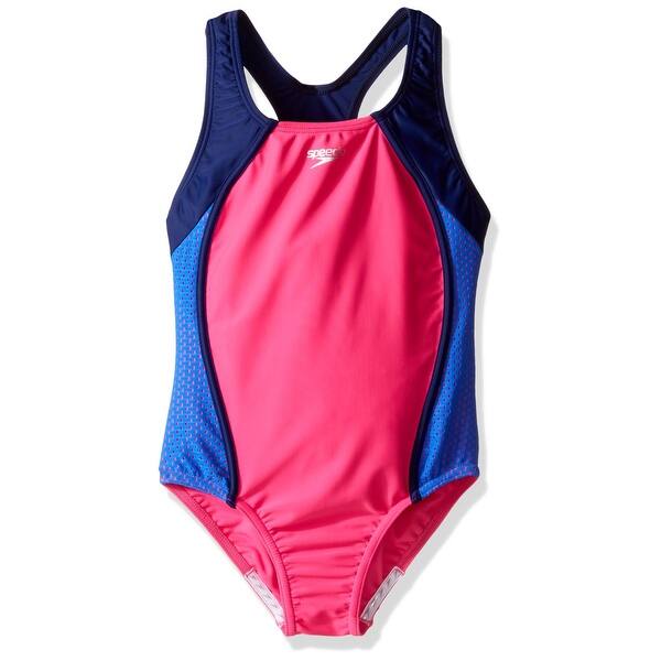 Shop Speedo Girls Swimwear Pink Size 10 Thick Strap One Piece