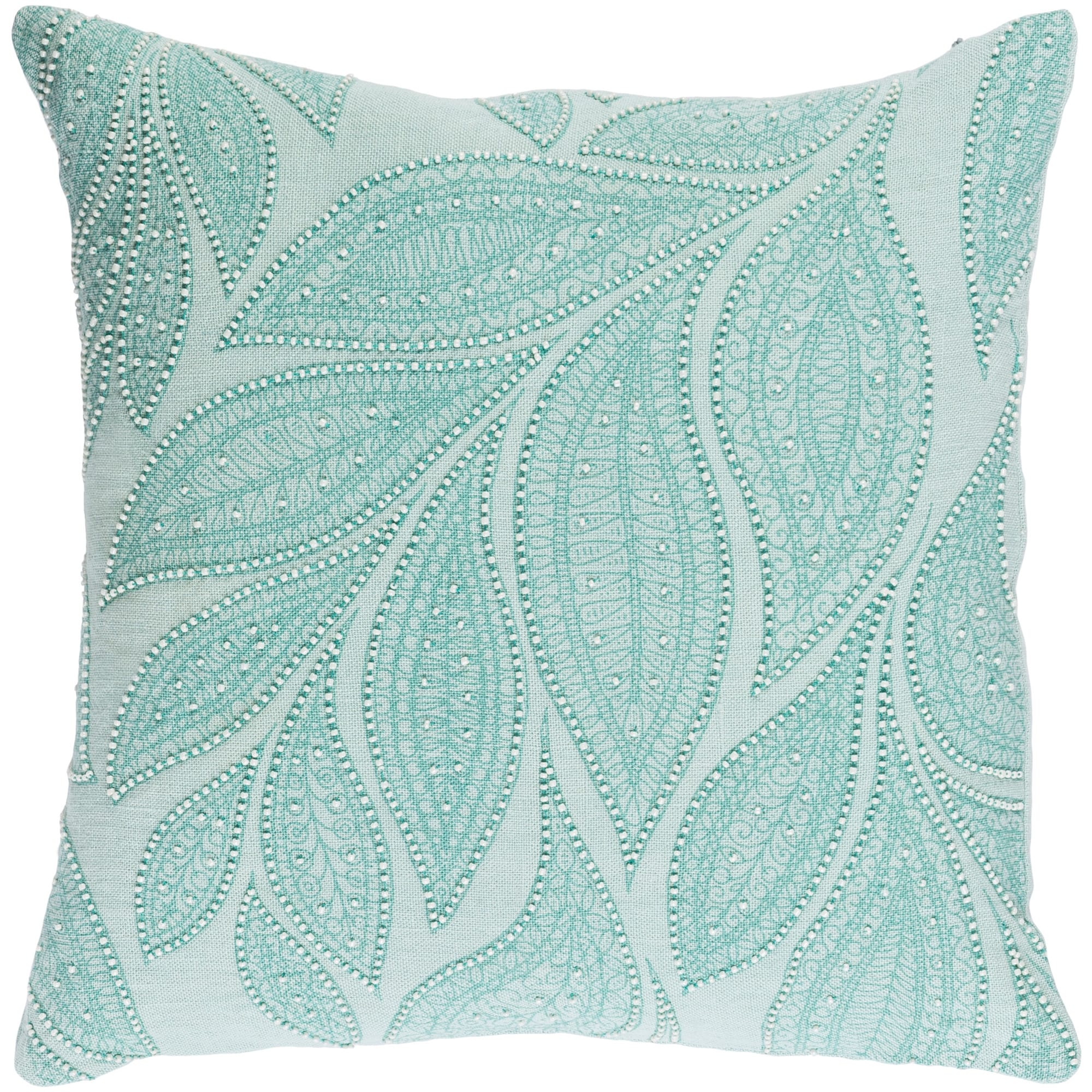Mint color throw pillows discount