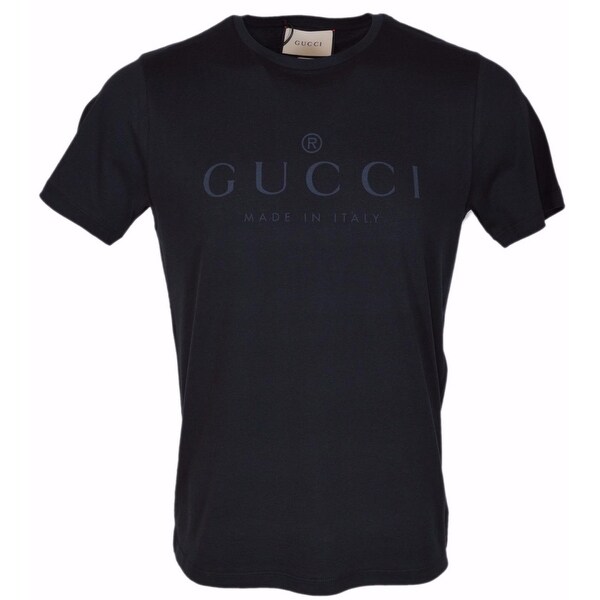 Gucci Men's 441685 Navy BLUE Cotton