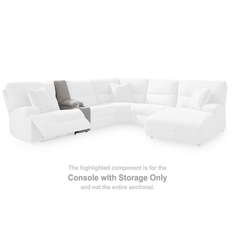 Signature Design by Ashley Acklen Place Gray 3-Piece Sectional - 97"W x 42"D x 42"H