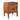 Nightstand with 2 Drawers and Wooden Frame, Brown