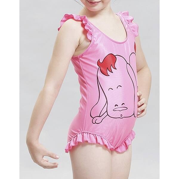 Shop Qzunique Kids Floral Ruffler Swimsuit Princess One Piece