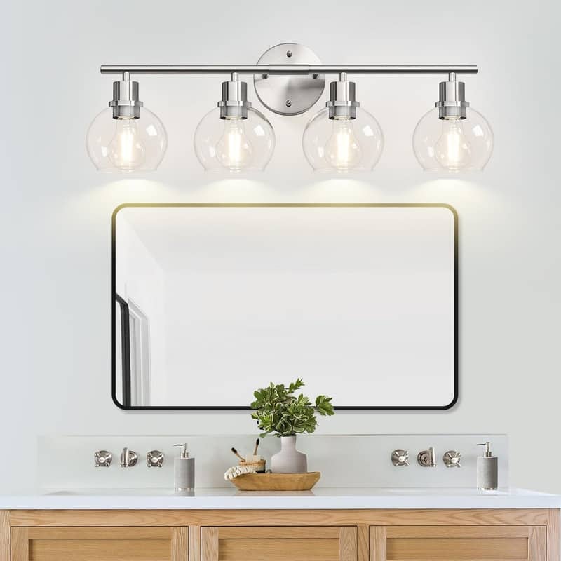 Upgrade 4-Light Bathroom Light Fixtures