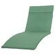 preview thumbnail 58 of 88, Salem Outdoor Chaise Lounge Cushion (ONLY CUSHION) by Christopher Knight Home - 79.25"L x 27.50"W x 1.50"H Jungle Green