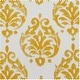 preview thumbnail 7 of 5, Exclusive Fabrics Sandlewood Gold Printed Cotton Tie-Up Window Shade (1 Panel) - 46 X 63