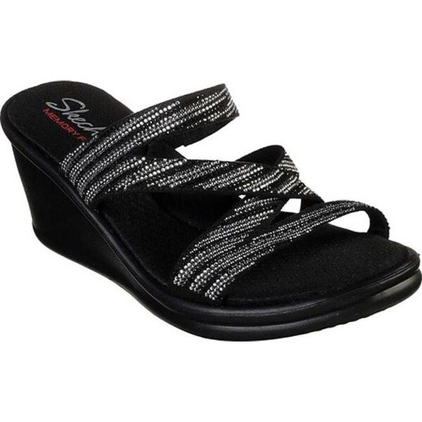 skechers wedge sandals slide sandal